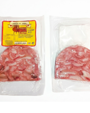 Cabeza de jabalí extra precocinada al vacío
