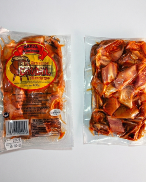 Oreja Adobada al vacío